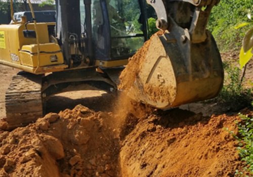 Grading of land